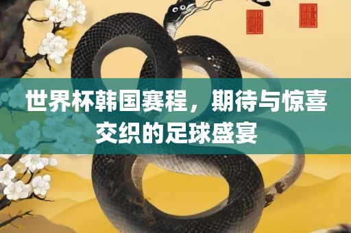 世界杯韩国赛程，期待与惊喜交织的足球盛宴金炬实业股份有限公司