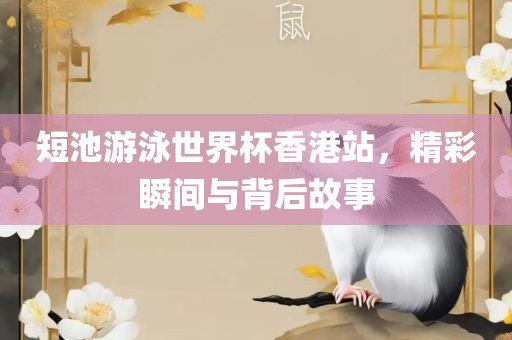短池游泳世界杯香港站，精彩瞬间与背后故事