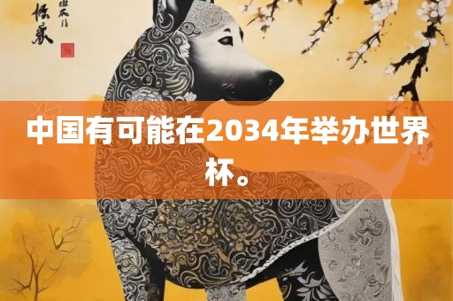 中国有可能在2034年举办世界杯。