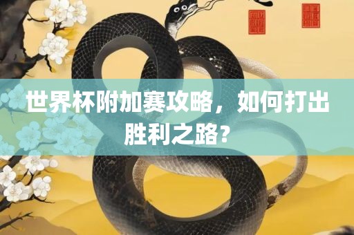 世界杯附加赛攻略，如何打出胜利之路？