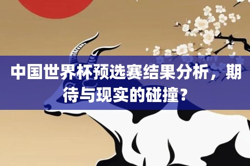 中国世界杯预选赛结果分析，期待与现实的碰撞？