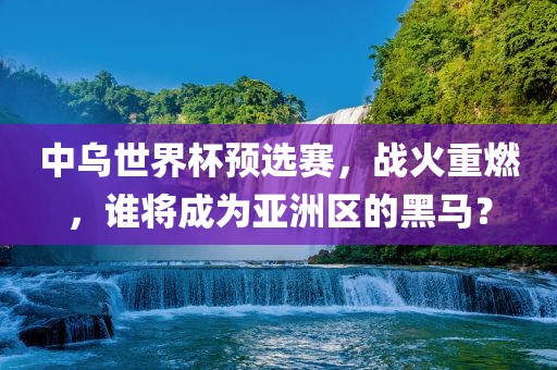 中乌世界杯预选赛，战火重燃，谁将成为亚洲区的黑马？金炬实业股份有限公司