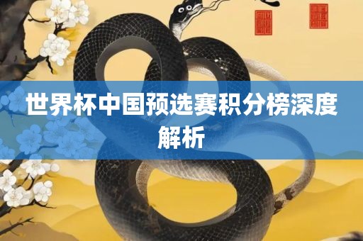 世界杯中国预选赛积分榜深度解析
