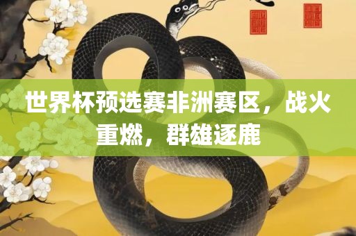 世界杯预选赛非洲赛区，战火重燃，群雄逐鹿金炬实业股份有限公司