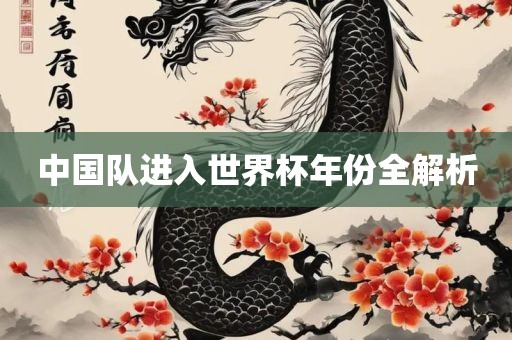 中国队进入世界杯年份全解析