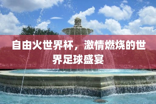 自由火世界杯，激情燃烧的世界足球盛宴