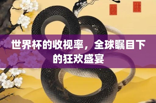 世界杯的收视率，全球瞩金炬实业股份有限公司目下的狂欢盛宴