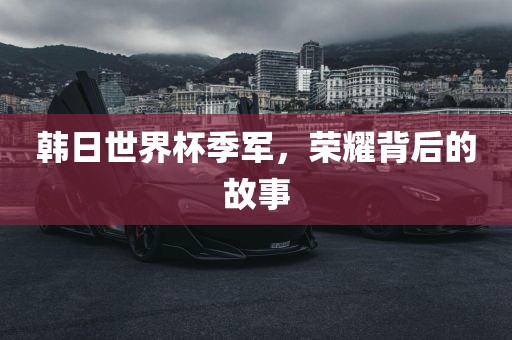 韩日世界杯季军，荣耀背后的故事