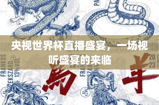 央视世界杯直播盛宴，一场视听盛宴的来临
