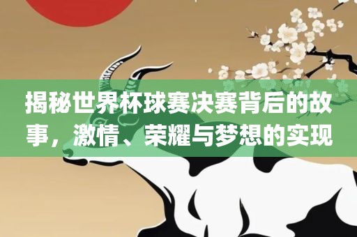 揭秘世界杯球赛决赛背后的故事，激情、荣耀与梦想的实现金炬实业股份有限公司