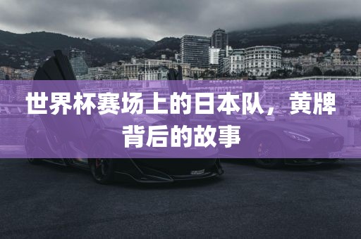 世界杯赛场上的日本队，黄牌背后的故事