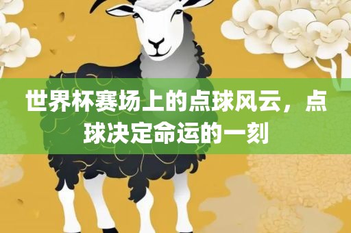 世界杯赛场上的点球风云，点球决定命运的一刻金炬实业股份有限公司
