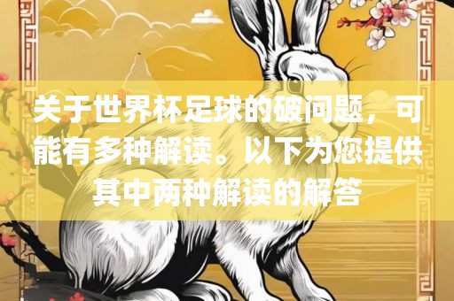 关于世界杯足球的破问题，可能有多种解读。以下为您提供其中两种解读的解答金炬实业股份有限公司