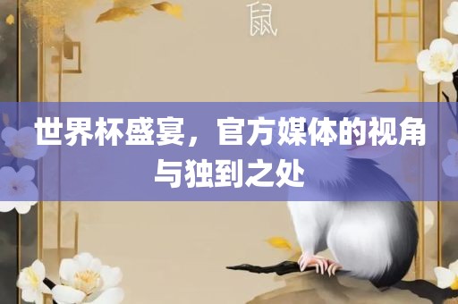 世界杯盛宴，官方媒体的视角与独到之处