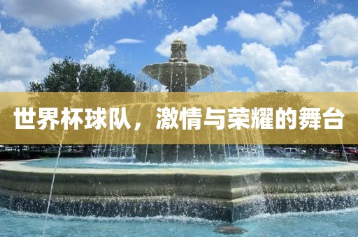 世界杯球队，激情与荣耀的舞台