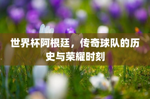 世界杯阿根廷，传奇球队的历史与荣耀时刻
