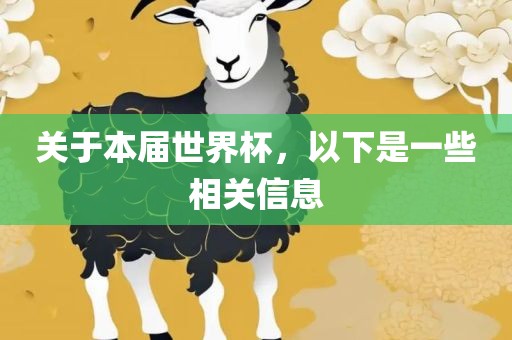 关于本届世界杯，以下是一些相关信息