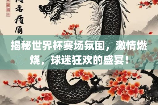 揭秘世界杯赛场氛围，激情燃烧，球迷狂欢的盛宴！金炬实业股份有限公司