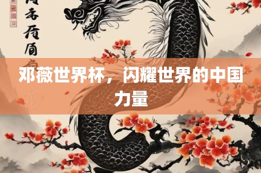 邓薇世界杯，闪耀世界的中国力量